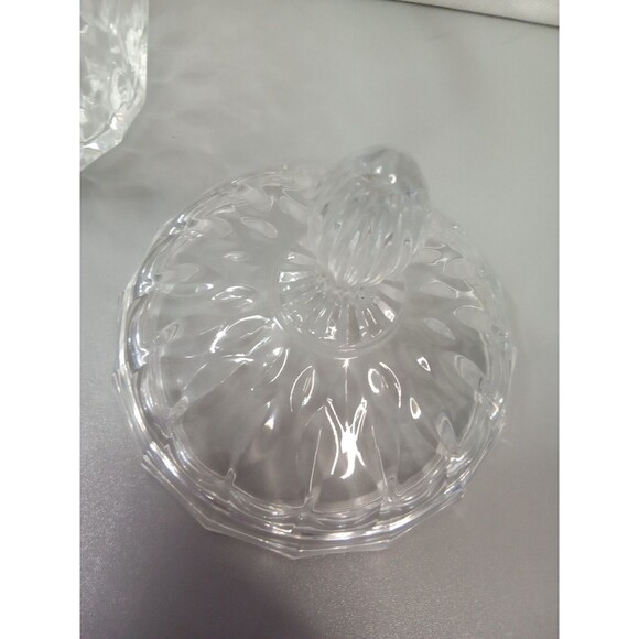 Cristal d'Arques Crystal Compote Dish‎ With Lid Vintage - Picture 3 of 7